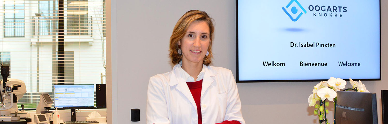 Dr. Isabel Pinxten specialiseerde zich in de cataract chirurgie en ooglaser behandelingen.